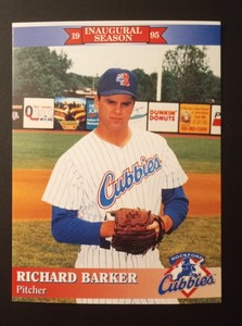 1995 Rockford Cubbies Richard Barker #27