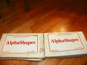 2 Boxes Cuisenaire Alpha Shapes Geometry Math Manipulatives Plastic - Picture 1 of 2