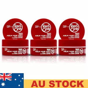 3Pcs RED ONE AQUA Hair Gel Wax Full Force 150ml Hair Styling Sets Water-Soluble - Picture 1 of 11