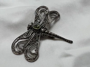 Broche colgante libélula de plata esterlina 925 balinesa de colección marcado - Imagen 1 de 6