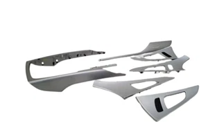 AUDI A6 C7 S-LINE INTERIOR TRIM SET COCPIT DECOR DEKORLEISTEN - Picture 1 of 3