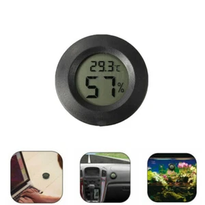 Mini Hygrometer Thermometer with Digital Cigar LCD Display Indoor Temperature US - Picture 1 of 11