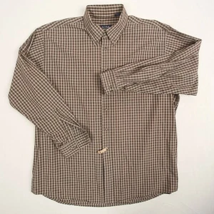 Jos. A Bank Sportswear Herren Hemd Gr. XL braun kariert langarm 100% Baumwolle - Bild 1 von 9