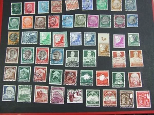54 x Briefmarke, DR Deutsches Reich, Fundgrube - Bild 1 von 1