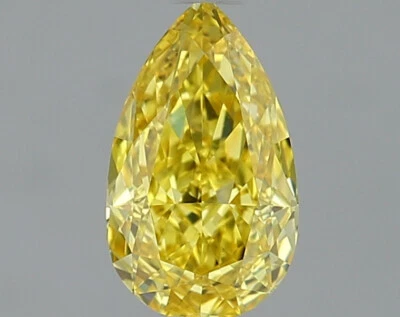 0.75 CT Yellow Pear Cut Lab Grown Diamond For Engagement Ring - IGI Certified - Image 1 of 4