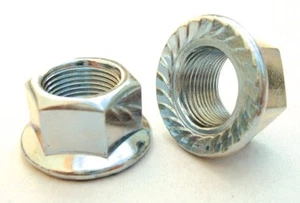 Fahrrad-Fahrrad-Fahrrad Weldtite Radachse Nabenmutter 10mm 3/8 5/16 9mm - Bild 1 von 7