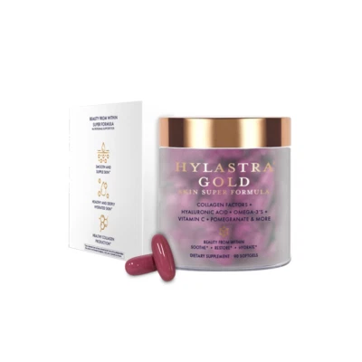 Purity Products Hylastra Gold Super Skin Formula - 90 Softgels - Image 1 of 2
