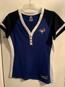 Toronto Blue Jays Brett Lawrie Womens Majestic Jersey L - Picture 1 of 3