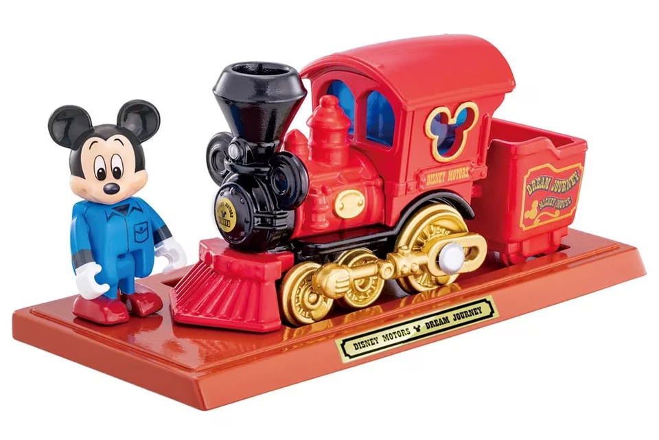 Takara Tomy Disney Motors Dream Journey Mickey Mouse Train Toy Display Base - Image 1 of 4