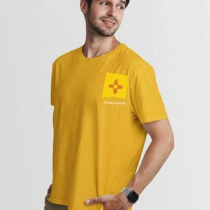 New Mexico UnisexTshirt-State Flag With Motto Printed - Picture 1 of 9