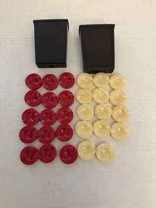 Tazas y astillas de repuesto de backgammon años 60-70 - Imagen 1 de 1
