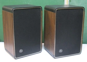 Vtg 60s MCM Tenna 3 way air suspension 8 ohm, RCA jack stereo speakers, tested - Picture 1 of 8