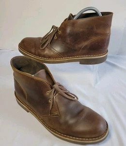 Clarks Bushacre 2 Chukka Desert Botas Cuero Marrón Para Hombre Talla 11 M Zapatos 15522 - Imagen 1 de 7