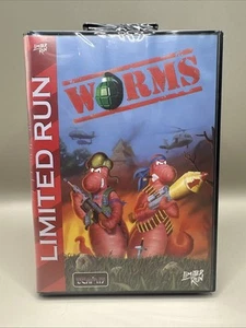WORMS Sega Genesis Limited Run Games Black Brand New - Picture 1 of 3