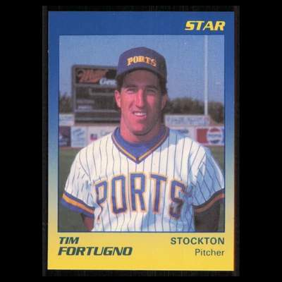 Tim Fortugno #7 1989 Star Minor League Stockton Ports Baseball Card MLB NM - Image 1 of 3