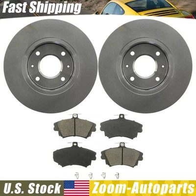 Kit de frenos delanteros rotores y pastillas de freno para Volvo S40 2000 2001 2002 2003 2012 Foto 1 de 4