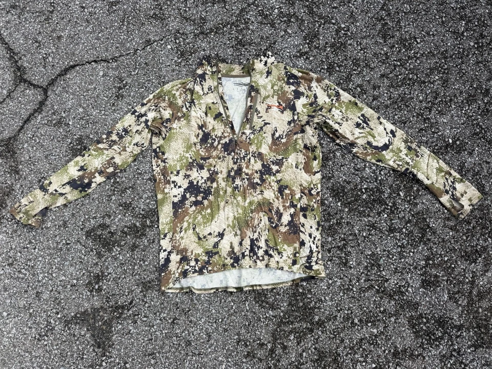 Sitka Merino 330 1/4 Zip Pullover Men's XL Long Sleeve Subalpine FREE SHIPPING - Image 1 of 4