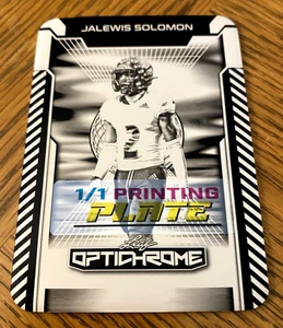 2025 Leaf Optichrome JALEWIS SOLOMON Printing Plate PRC # 1/1 SSP SOUTH CAROLINA - Picture 1 of 2
