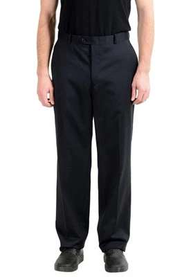 Alfani Men's Wool Black Striped Slim Fit Dress Pants Size 36R - Image 1 of 4