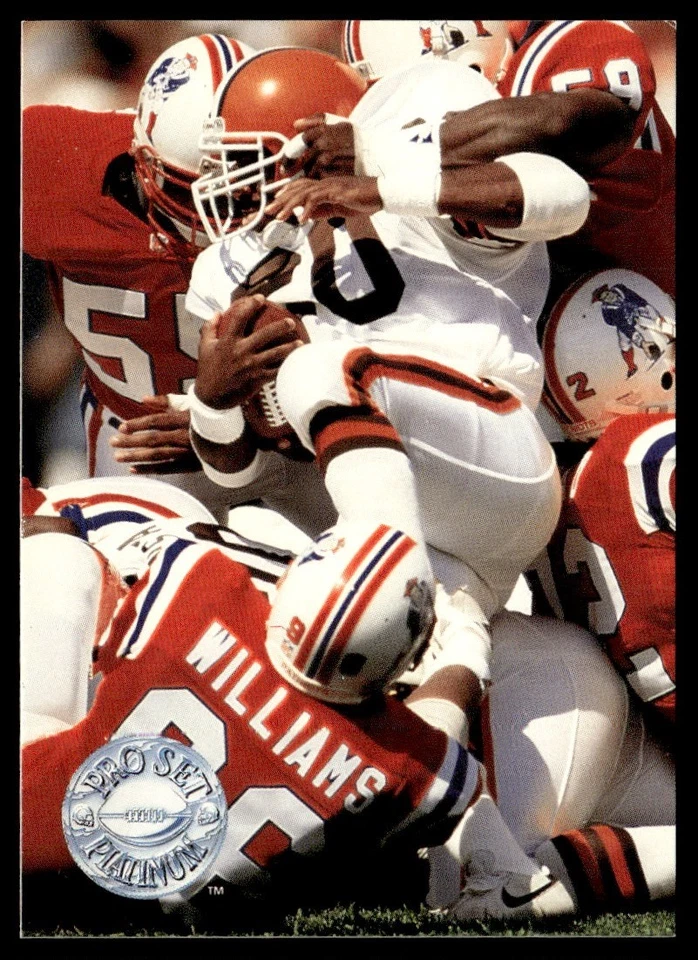 1991 Pro Set Platinum Joe Morris Cleveland Browns #174 - Image 1 of 2