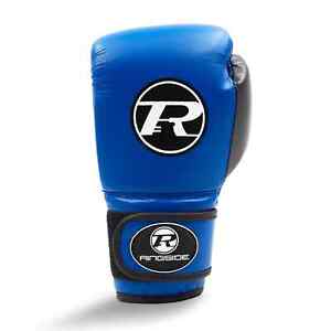 Ringside Junior Synthetic Leather Training Boxing Gloves Blue Childrens Kids