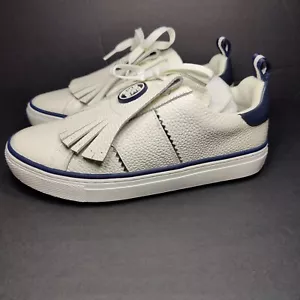 G/Fore Kiltie Disruptor Golf Shoes White Leather Spikeless Ltd Ed Women 11 - Picture 1 of 9
