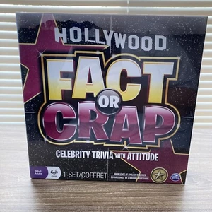 2012 Hollywood Fact or Crap Celebrity Trivia with Attitude Adult Game New Sealed - Picture 1 of 3