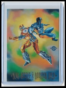 1994 Skybox DC Master Series #86 Blue Beetle & Rooster Gold - Picture 1 of 2