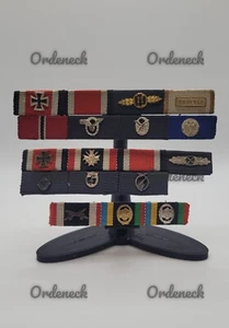 3 FACH STÄNDER FÜR BANDSCHNALLE - BANDSPANGE - INTERIMSSPANGE - ORDENSPANGE - Picture 1 of 11