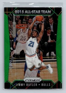 2015-16 Panini Prizm All-Star Team Green Prizm Jimmy Butler #357 Bulls Heat #123 - Picture 1 of 3