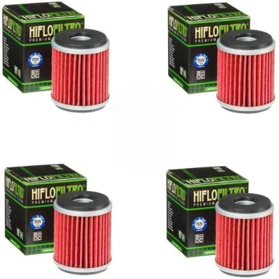 2003-2008 Yamaha YZ450F Genuine HiFlo Oil Filter HF141 YZF 450 450F - Pack of 4 - Image 1 of 4