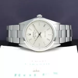 Rolex Air King Stahl Automatik Ref:14000 mit Rolex Box & Papiere von 1996 - Bild 1 von 14