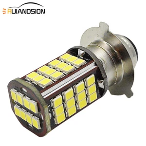 P15D-25-3 2835 56 LED Motorrad Scheinwerfer Glühbirne Lampe Hi/Lo Beam 10-30V - Bild 1 von 8