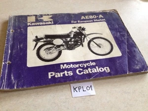Kawasaki parts list AE80-A , AE80 , AE 80 part catalog , liste pièces détachées - Imagen 1 de 7