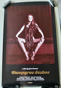 VAMPYROS LESBEN GEROLLT UNBENUTZT 25X39 FILMPOSTER VAMPIR LESBEN JESUS FRANCO - Bild 1 von 1