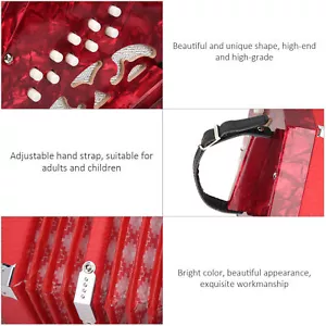 Concertina Accordion Portable Professional For Adults Musical Instrument GFL - Picture 1 of 16