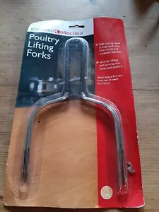 POULTRY LIFTING FORKS & BASTER BY ALDI COLLECTION 2 Forks IN PK. NEW . - Picture 1 of 4
