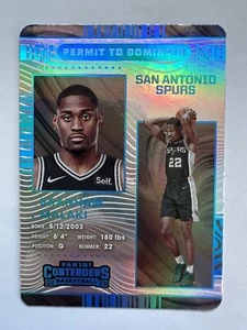 2022-23 Panini Contenders Permit to Dominate Malaki Branham #17 Rookie RC SSP  - Bild 1 von 2