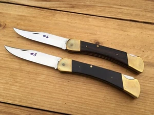 BUCK 110 HUNTER SECOND VERSION, TYPE 1-2 MODELS 1965-1968 VERY RARE GROUP USA - Picture 1 of 19