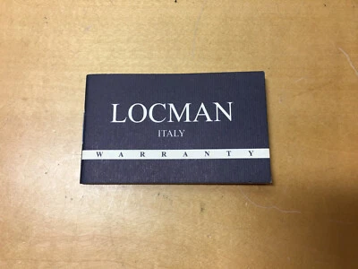 Б/у - инструкция LOCMAN - б/у - Изображение 1 из 3