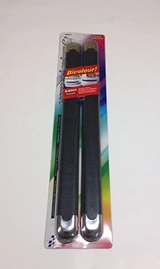 2PC BLACK FRONT REAR CAR BUMPER GUARD SCRATCH CORNER PROTECTOR STRIP BP-8001S - Picture 1 of 4
