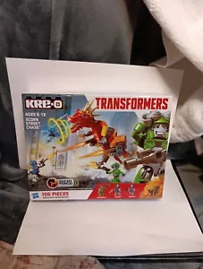 RARE KRE-O TRANSFORMERS SCORN STREET CHASE KIT #A6950 106 PIECES 2013 NEW DENTED - Picture 1 of 13