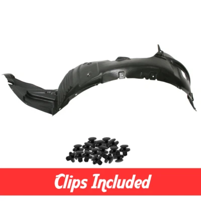 Front Left Driver Side Fender Liner w/ Clips For 2009-2010 Mazda 6 MA1248134 Foto 1 de 4