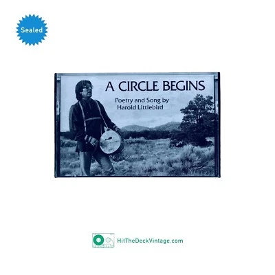 A Circle Begins: Poetry & Song by Harold Littlebird Cassette Tape (1985) SEALED - Image 1 of 4