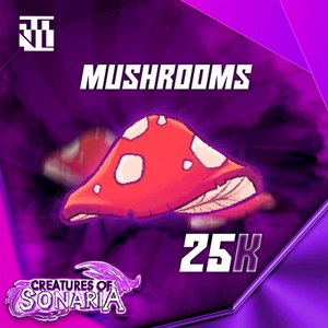 25k Mushrooms | Creature Of Sonaria | Roblox | Cheap and Fast | COS - Picture 1 of 1