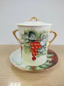 Hutschenreuther Condensed Milk Holder & Rosenthal Under Plate, Artist Signed - Picture 1 of 12