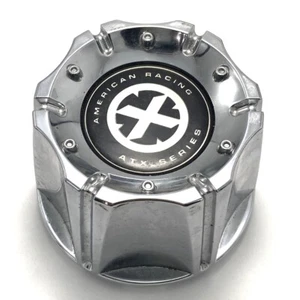 American Racing ATX Chrome Wheel Center Caps Snap-In for AR901 AR910 - Picture 1 of 5