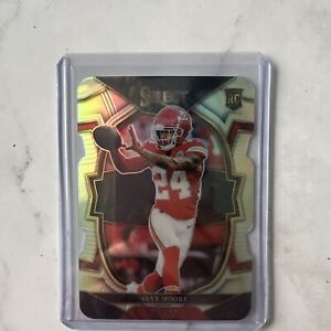 2022 Select Skyy Moore Silver Prizm Concourse Die Cut Rookie RC #21 Chiefs