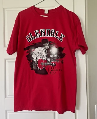 Camiseta Garth Brooks Para Hombre Mediana Roja Glendale Stadium Tour Música Country Foto 1 de 4