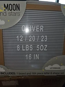 Letter Board Message Board Baby Announcement Board Changeable Letter Boards - Picture 1 of 3